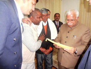 Discussion with Chief Minister,Haryana
