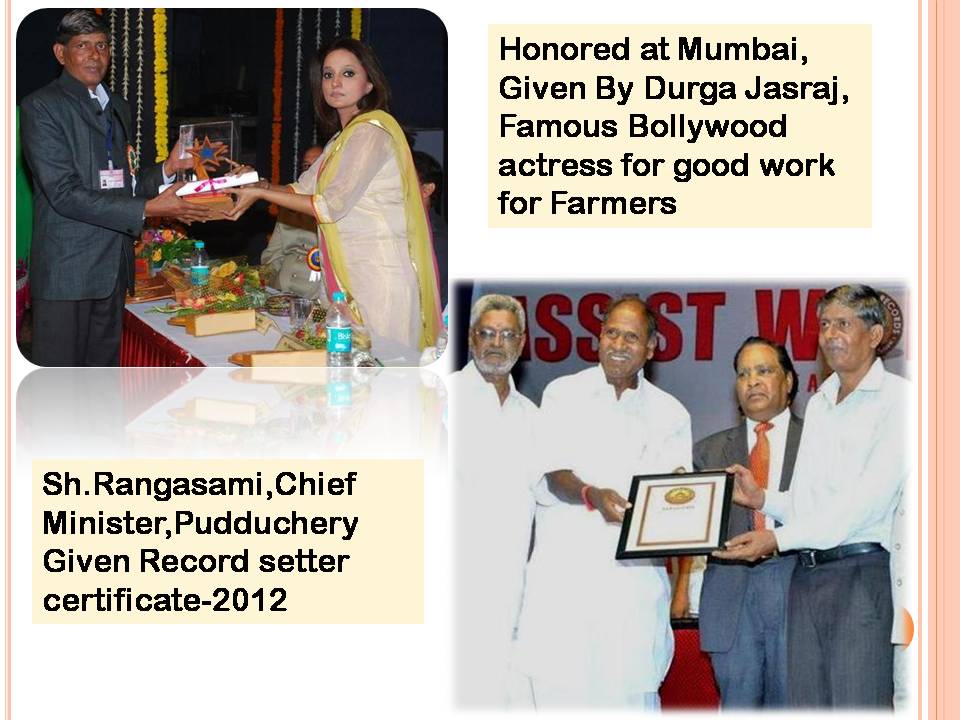 Farmer scientist award