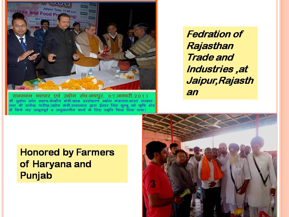 With farmers